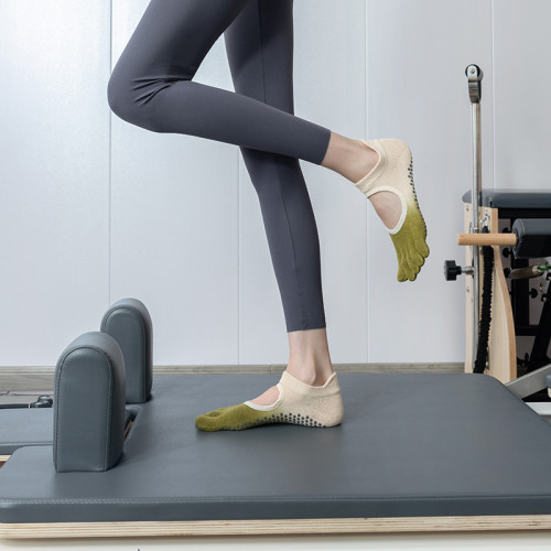 夏季新品TOESOX平替款漸變色紥染運動點膠防滑襪瑜珈襪露背五指襪 夏季新品TOESOX平替款漸變色紥染運動點膠防滑襪瑜珈襪露背五指襪