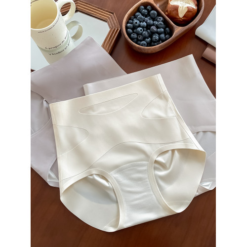 高腰收腹內褲女2025新款10A蠶絲抑菌襠提臀冰絲無痕女士三角短褲 高腰收腹內褲女2025新款10A蠶絲抑菌襠提臀冰絲無痕女士三角短褲