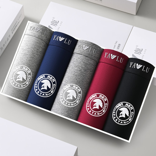 雅鹿男士內褲純棉抑菌中腰四角時尚新款平角底短褲男青年學生 雅鹿男士內褲純棉抑菌中腰四角時尚新款平角底短褲男青年學生