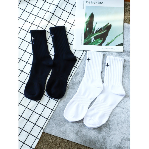 3雙裝巖也男士純棉十字中筒襪子男長襪嘻哈街頭夏季吸汗透氣UNMAD 3雙裝巖也男士純棉十字中筒襪子男長襪嘻哈街頭夏季吸汗透氣UNMAD