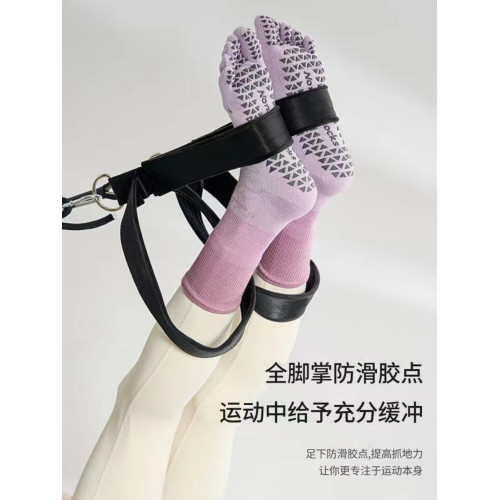 秋冬瑜珈襪防滑襪女普拉提襪子中筒五指襪專業運動跑步跳操健身襪 秋冬瑜珈襪防滑襪女普拉提襪子中筒五指襪專業運動跑步跳操健身襪