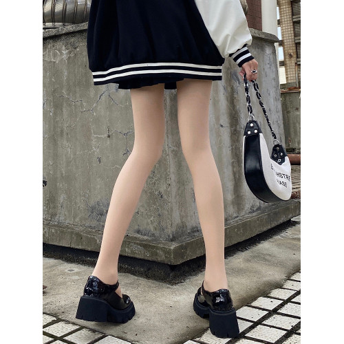 夜間教習室光腿神器女秋冬裸感雙層加厚打底褲jk肉色絲襪自然春秋 夜間教習室光腿神器女秋冬裸感雙層加厚打底褲jk肉色絲襪自然春秋