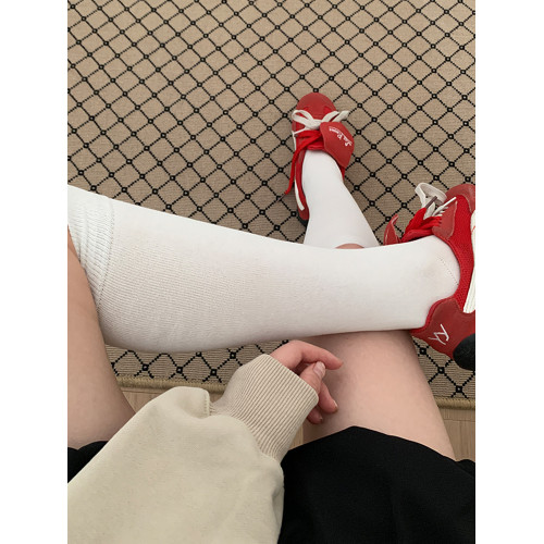 灰色小腿襪棉襪長筒襪miu裡miu氣襪子秋冬款長襪子及膝高筒春秋棉 灰色小腿襪棉襪長筒襪miu裡miu氣襪子秋冬款長襪子及膝高筒春秋棉