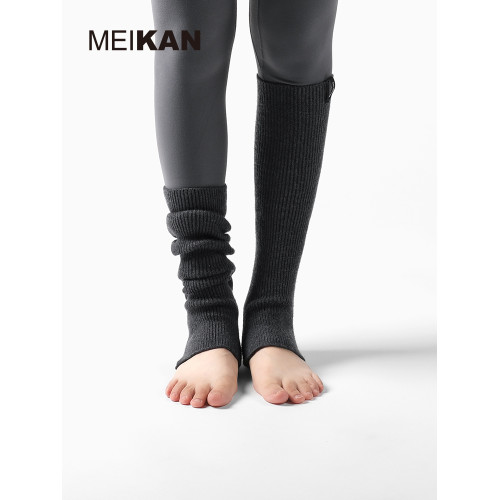 MEIKAN腿套辣妹針織堆堆襪春秋配雪地靴加厚運動保暖襪套女款長JK MEIKAN腿套辣妹針織堆堆襪春秋配雪地靴加厚運動保暖襪套女款長JK