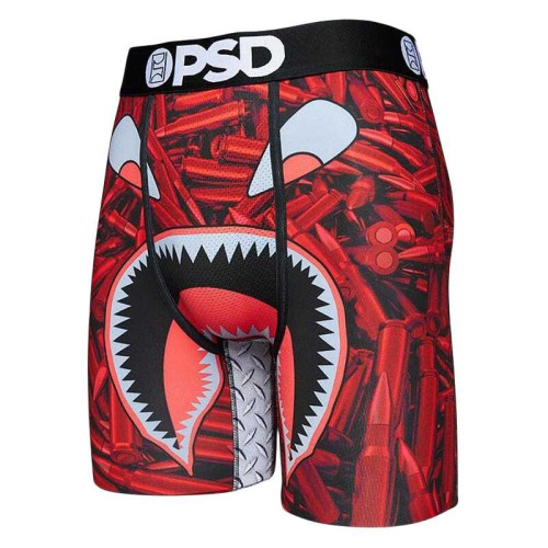 PSD美式潮流印花男士內褲舒適透氣吸汗抗菌冰絲無痕四角短褲男生 PSD美式潮流印花男士內褲舒適透氣吸汗抗菌冰絲無痕四角短褲男生