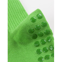 腳底防滑瑜珈普拉提舞蹈健身運動跳操中長筒棉襪彩色純色春夏搭配