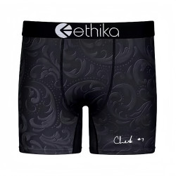 Ethika短款潮流TrapCN男士內褲運動高彈速乾防磨襠四角短褲男生