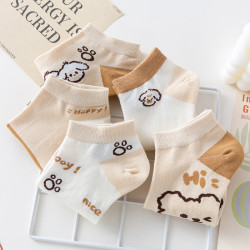 船襪女春夏薄款襪子女棉襪韓版卡通可愛學生低幫淺口運動休閒日系