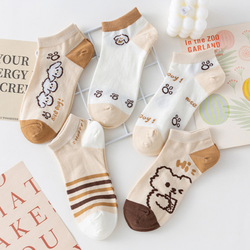 船襪女春夏薄款襪子女棉襪韓版卡通可愛學生低幫淺口運動休閒日系 船襪女春夏薄款襪子女棉襪韓版卡通可愛學生低幫淺口運動休閒日系