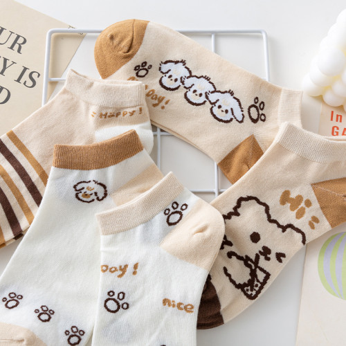 船襪女春夏薄款襪子女棉襪韓版卡通可愛學生低幫淺口運動休閒日系 船襪女春夏薄款襪子女棉襪韓版卡通可愛學生低幫淺口運動休閒日系