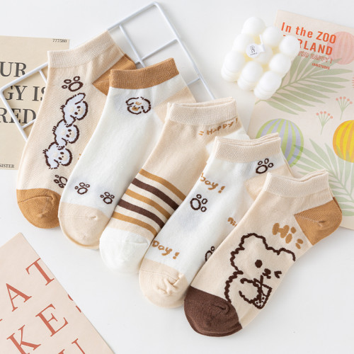 船襪女春夏薄款襪子女棉襪韓版卡通可愛學生低幫淺口運動休閒日系 船襪女春夏薄款襪子女棉襪韓版卡通可愛學生低幫淺口運動休閒日系