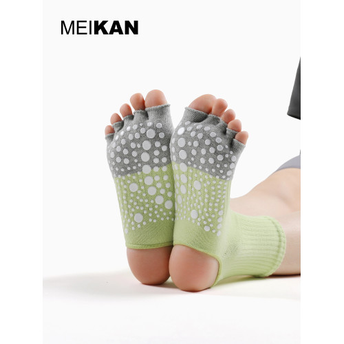 瑜珈襪子防滑專業女減震普拉提健身襪中長筒防滑五指襪露趾瑜珈鞋 瑜珈襪子防滑專業女減震普拉提健身襪中長筒防滑五指襪露趾瑜珈鞋