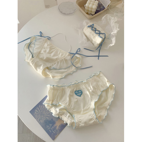 森日和葉日系甜美2025新款內褲女純欲奶油色可愛純棉襠女生三角褲 森日和葉日系甜美2025新款內褲女純欲奶油色可愛純棉襠女生三角褲