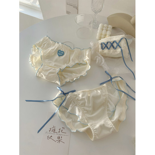 森日和葉日系甜美2025新款內褲女純欲奶油色可愛純棉襠女生三角褲 森日和葉日系甜美2025新款內褲女純欲奶油色可愛純棉襠女生三角褲