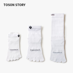 跑步襪五指襪男女中筒襪coolmax速乾吸汗健身馬拉松運動襪子分趾