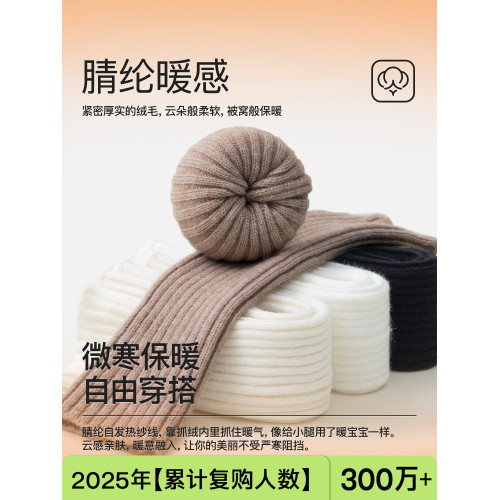 針織襪套白色襪子女小腿襪JK雪地靴子腿套秋冬保暖加厚長筒堆堆襪 針織襪套白色襪子女小腿襪JK雪地靴子腿套秋冬保暖加厚長筒堆堆襪