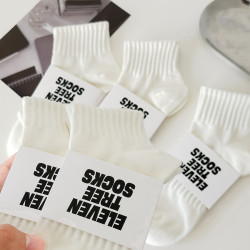 白色襪子男女短襪純棉ins潮牌黑色運動百搭個性吸汗透氣防臭夏季