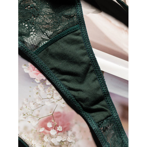 柔軟蕾絲丁字褲女歐美性感水鑽誘惑火辣T褲透氣無痕內褲純欲墨綠 柔軟蕾絲丁字褲女歐美性感水鑽誘惑火辣T褲透氣無痕內褲純欲墨綠