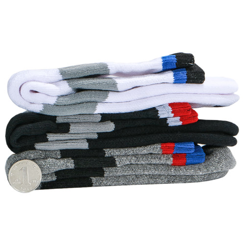 羽毛球網球襪子男士中筒運動襪毛巾底襪子加厚毛巾襪防滑吸汗純棉