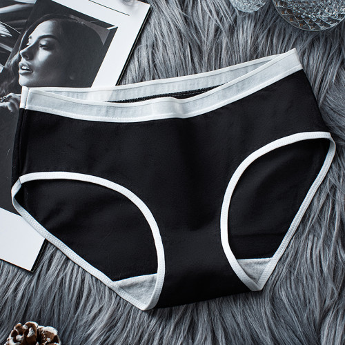 內褲女士純棉全棉襠舒適新款運動無痕日系少女生簡約透氣三角短褲 內褲女士純棉全棉襠舒適新款運動無痕日系少女生簡約透氣三角短褲