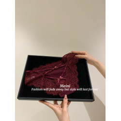 MeiNi「寶石藍好高級」高階性感殺·性感純欲約會蕾絲女士內褲