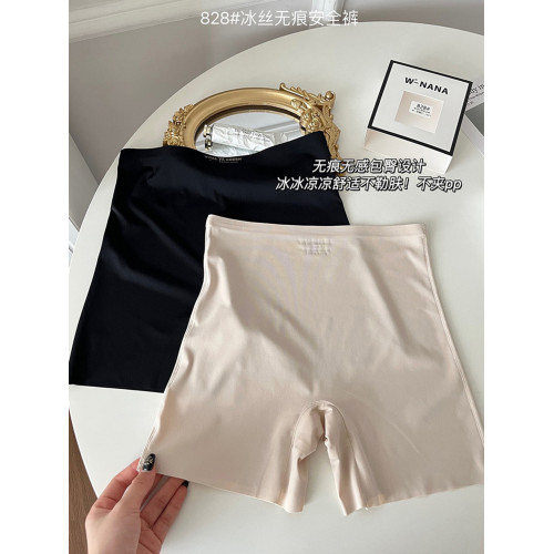 無痕冰絲安全褲女大碼胖mm200斤薄款防走光內褲二合一平角打底褲 無痕冰絲安全褲女大碼胖mm200斤薄款防走光內褲二合一平角打底褲