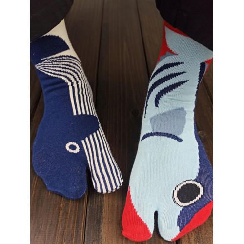 和風卡通動物日系足袋二趾襪 指襪 棉襪 女士襪 分趾襪 腳趾襪 襪