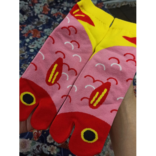 和風卡通動物日系足袋二趾襪 指襪 棉襪 女士襪 分趾襪 腳趾襪 襪