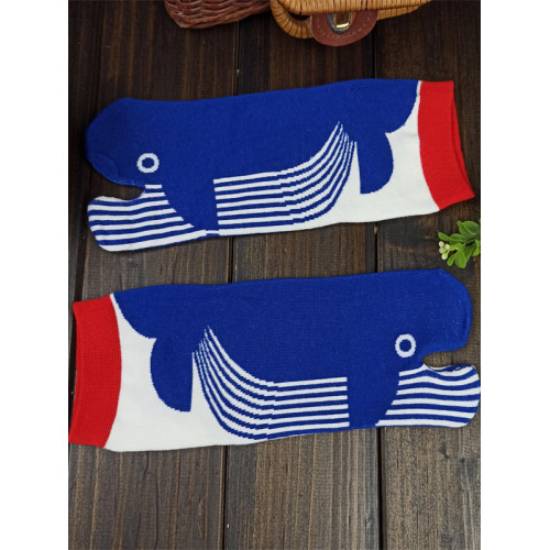 和風卡通動物日系足袋二趾襪 指襪 棉襪 女士襪 分趾襪 腳趾襪 襪