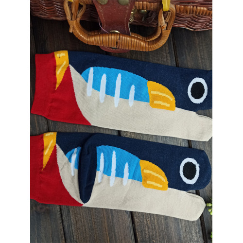 和風卡通動物日系足袋二趾襪 指襪 棉襪 女士襪 分趾襪 腳趾襪 襪