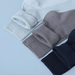 純棉襪子男中筒防臭吸汗秋冬款全棉秋季潮流黑色長筒襪男士商務襪