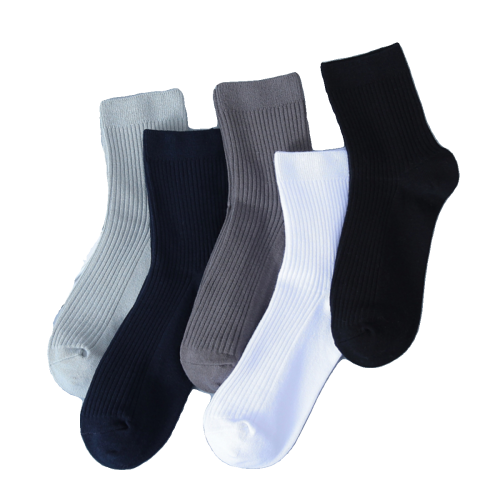 純棉襪子男中筒防臭吸汗秋冬款全棉秋季潮流黑色長筒襪男士商務襪 純棉襪子男中筒防臭吸汗秋冬款全棉秋季潮流黑色長筒襪男士商務襪