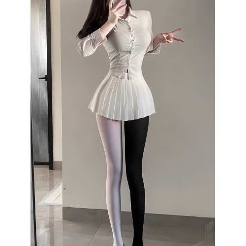 大碼200斤AB雙拼色馬油襪油亮絲滑黑白雙煞性感透視裝純欲男女款 大碼200斤AB雙拼色馬油襪油亮絲滑黑白雙煞性感透視裝純欲男女款