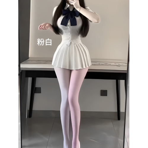 大碼200斤AB雙拼色馬油襪油亮絲滑黑白雙煞性感透視裝純欲男女款 大碼200斤AB雙拼色馬油襪油亮絲滑黑白雙煞性感透視裝純欲男女款