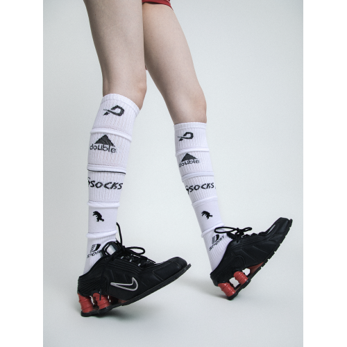 SS2L經典復古blockcore足球運動風辣妹小腿襪長筒襪子手套套裝女 SS2L經典復古blockcore足球運動風辣妹小腿襪長筒襪子手套套裝女