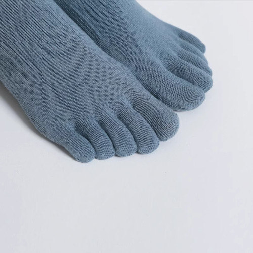 高級分碼專業防滑瑜珈襪子女中筒分趾五指襪普拉提健身運動專用襪