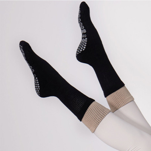 瑜珈襪子防滑專業女中筒室內瑜珈防滑襪健身地板襪成人普拉提襪子