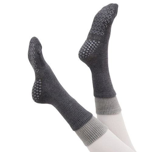 瑜珈襪子防滑專業女中筒室內瑜珈防滑襪健身地板襪成人普拉提襪子