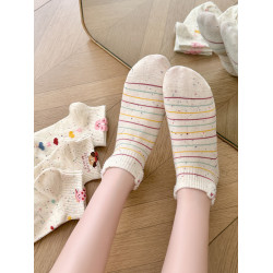 小兔短襪子女棉襪2025新款爆款秋冬甜美卡通女士白色中筒襪初中生