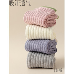 IuIu yogo瑜珈襪子女防滑減震雙羅口矽膠中筒襪室內健身運動襪薄