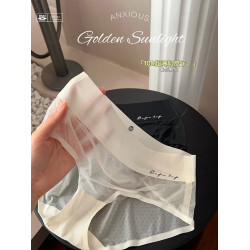 2025新款10d面膜褲字母邊輕薄透氣春夏中低腰包臀三角內褲少女