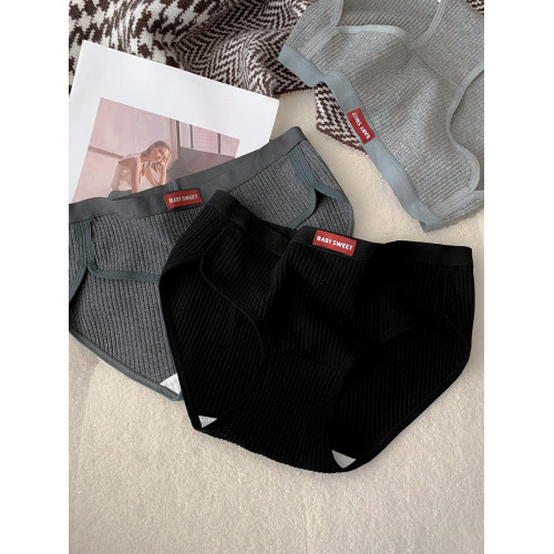 輕氧slay~女生簡約全棉三角褲高叉內褲女士純棉7a級抗菌2025新款