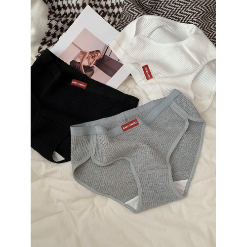 輕氧slay~女生簡約全棉三角褲高叉內褲女士純棉7a級抗菌2025新款