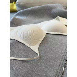 手掌杯平胸專用無痕內衣女顯胸大腰細聚攏細肩帶無鋼圈文胸罩船襪