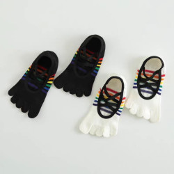 瑜珈襪子防滑專業女五指襪舞蹈健身地板襪成人防滑襪普拉提襪子