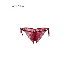「LA」釣系玩家｜情人節系列* 誘惑蕾絲綁帶蝴蝶結性感鏤空內褲女