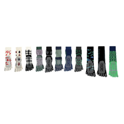 alo outls官方旗艦店中筒普拉提五指襪長筒瑜珈襪防滑女運動襪子