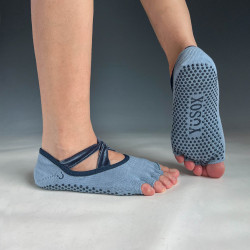 Yusox25年新款初學者蝴蝶帶五指襪防滑瑜珈襪絲絨帶女襪耐磨耐穿