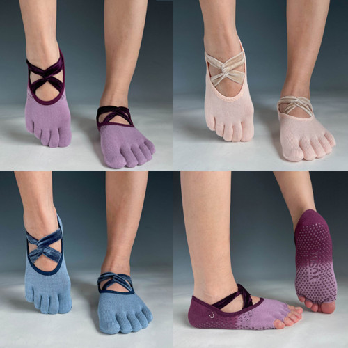 Yusox25年新款初學者蝴蝶帶五指襪防滑瑜珈襪絲絨帶女襪耐磨耐穿 Yusox25年新款初學者蝴蝶帶五指襪防滑瑜珈襪絲絨帶女襪耐磨耐穿
