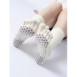 瑜珈襪女五指防滑專業中筒舞蹈普拉提襪子室內訓練微壓力長襪秋冬